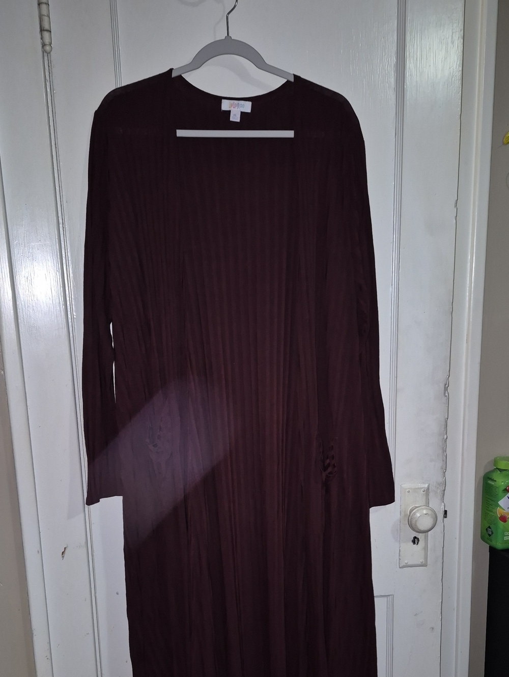Long Sleeve Ribbed Lularoe Sarah Burgundy